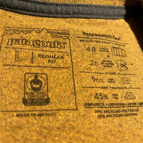 Men’s long sleeve heather brown t-shirt - Picture 11 of 11